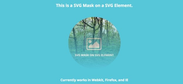 SVG mask on SVG element