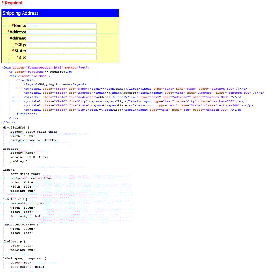 HTML Forms: From Basics to Style: More Layouts