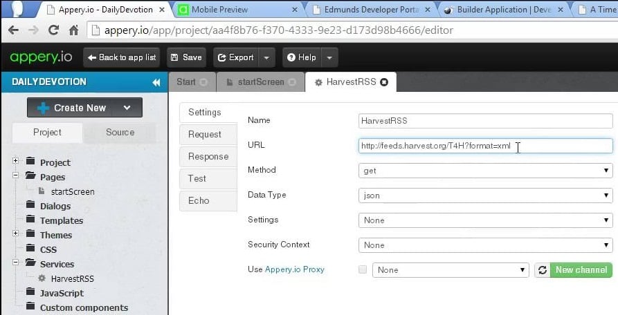 Building Mobile Web Apps in the Cloud