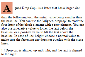 Creating Drop Caps in HTML and CSS
