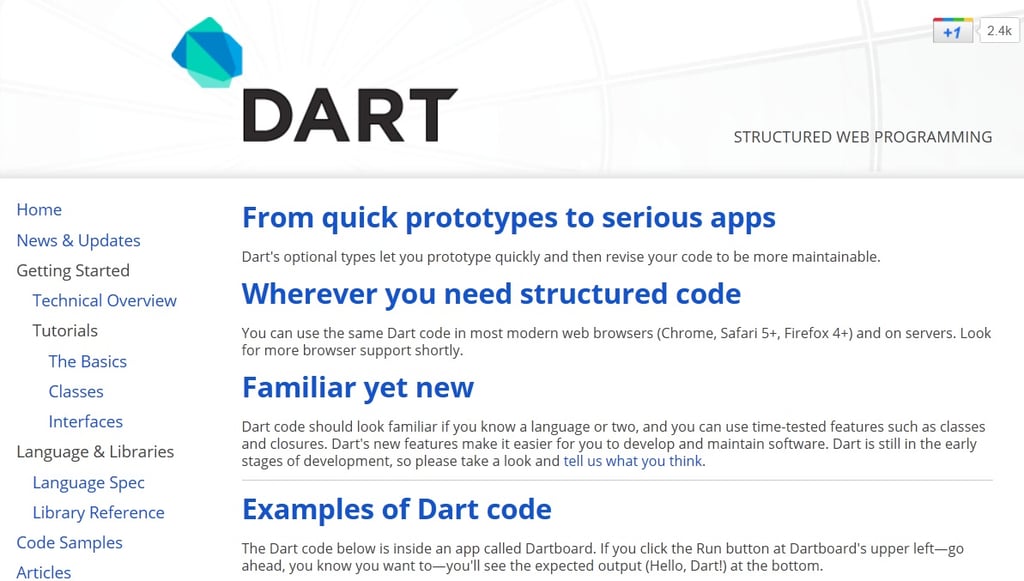 What Does the Google Dart Programming Language Mean for Web Developers?