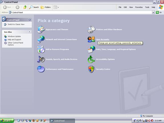 Delving Deeper: Basic Windows XP Security | HTML Goodies