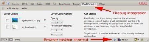 Firefox Extension for Web Development: Pixel Perfect