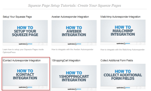 OptimizePress Sqeeze Page Tutorial