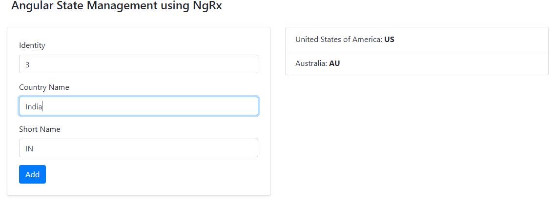 Angular State Management tutorial