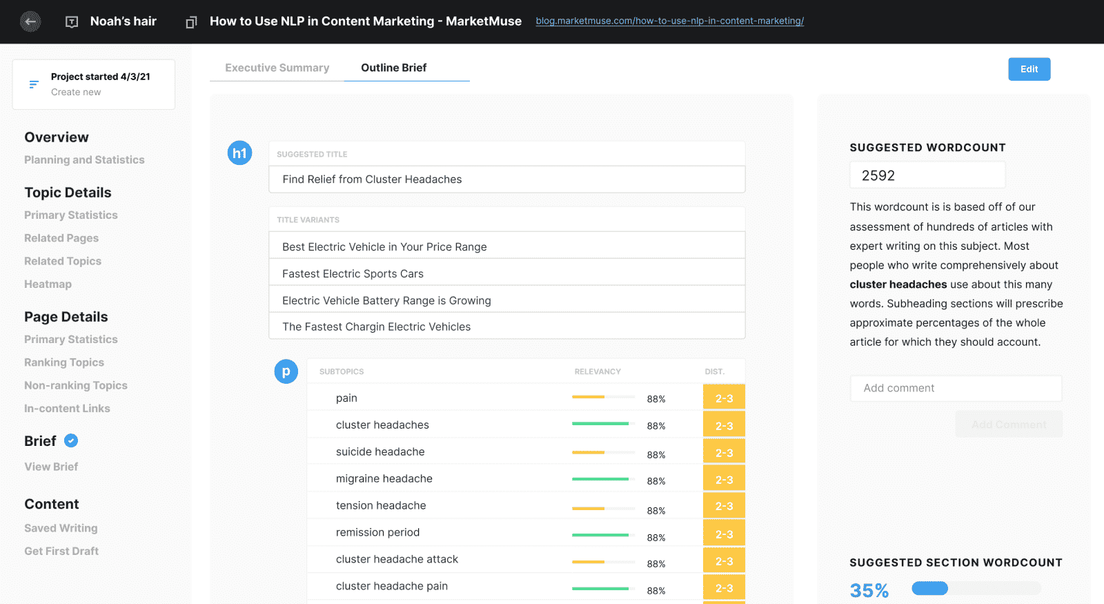 MarketMuse SEO Software