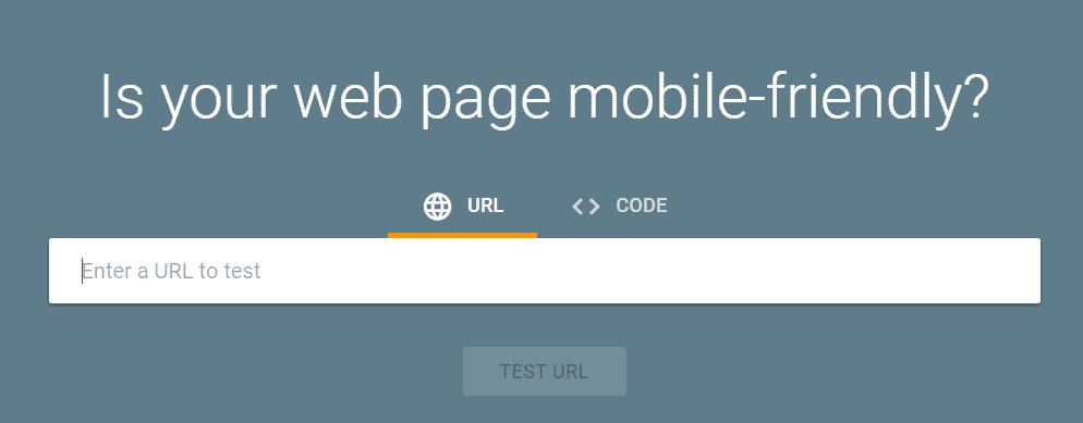 Google Mobile Friendly Test